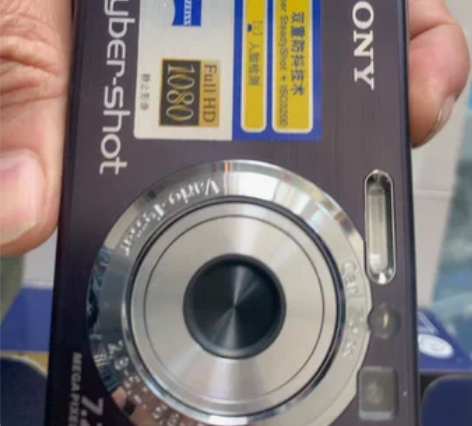索尼dsc-w80 数码相机 实物拍图内全...