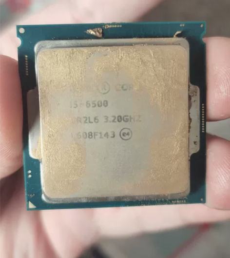 自家电脑使用,主板损坏。拆机单卖一个cpu...