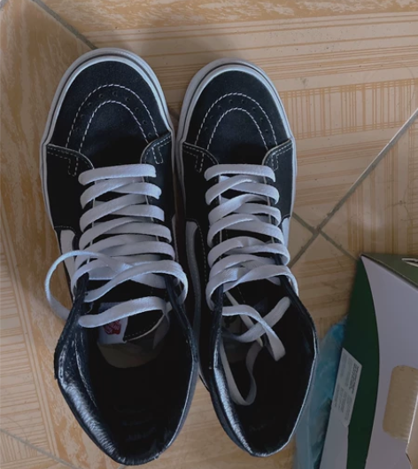 vans经典高腰女，38码，官网购入，下地...