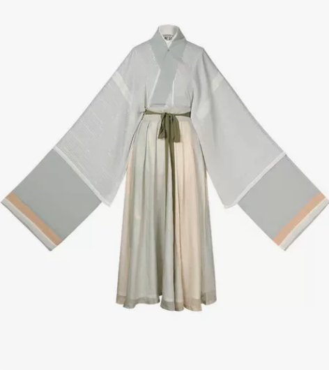 【淡竹叶】花朝记汉服 魏晋制复原款襦裙 5...