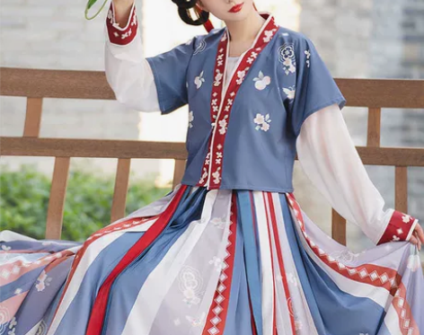 御篇汉服原创汉服绝美00小姐姐 买回来穿不...
