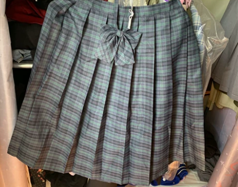 Jk制服格裙海苔tongkuan[红圆]成...
