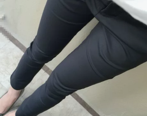 22早春小黑裤女铅笔裤显瘦中腰小脚九分裤上...
