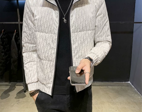 男士羽绒服冬季2022年新款潮牌短款立领潮...