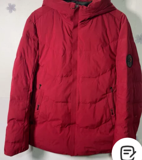 男士羽绒服，保暖外套，适合体重75公斤左右...