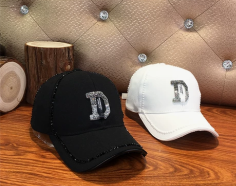 帽子春秋女时尚百搭韩版白色鸭舌帽潮流夏季休...