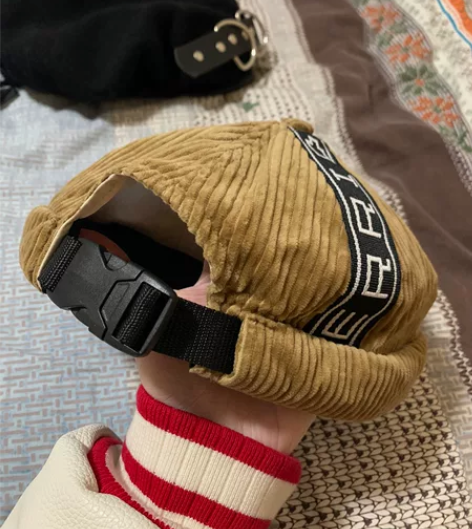 override瓜皮帽冷帽。购于日本专柜。...