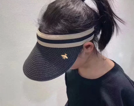 ins网红空顶帽子女遮阳帽夏季百搭防晒遮脸...