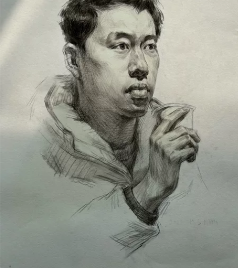 个人素描作品，10元一张（5张包邮），水彩...