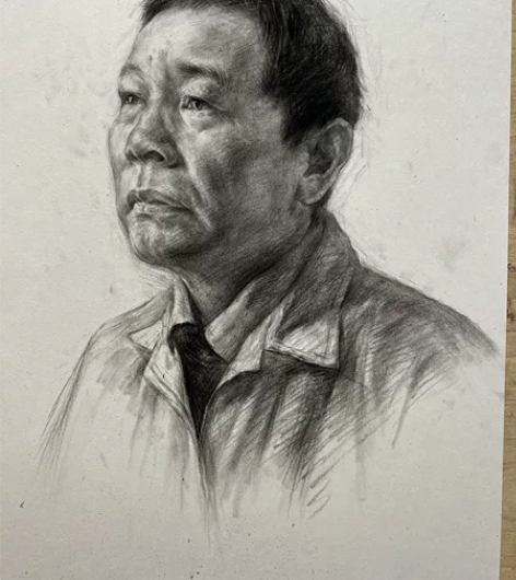 大量素描作品，美院风格，联考风格，大量现画...