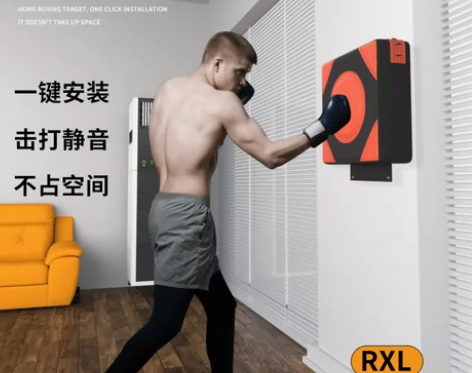 家用沙袋挂墙训练拳散打沙包墙靶打拳靶儿童靶...
