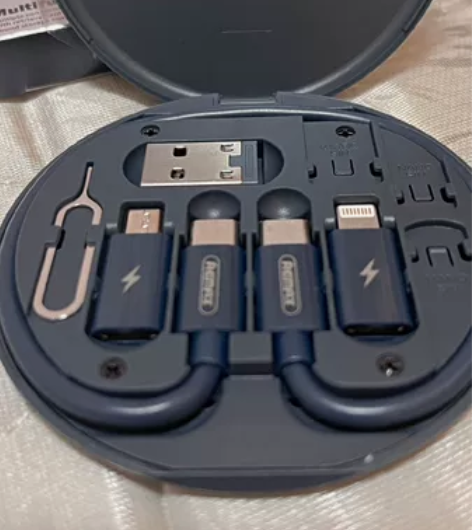 全新正品Remax睿量多功能数据线收纳盒三...