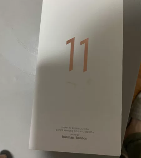 小米11手机盒小米11原厂手机壳还有取卡针...
