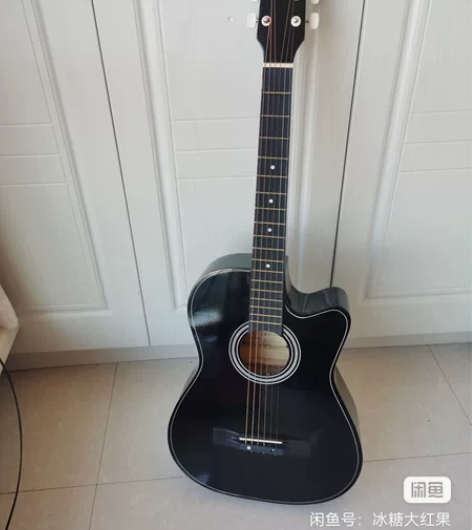 38寸全新民谣吉他 寻找一个新主人,朋友送...