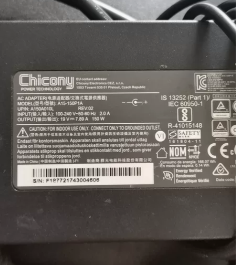 二手拆机神舟战神chicony群光150w...