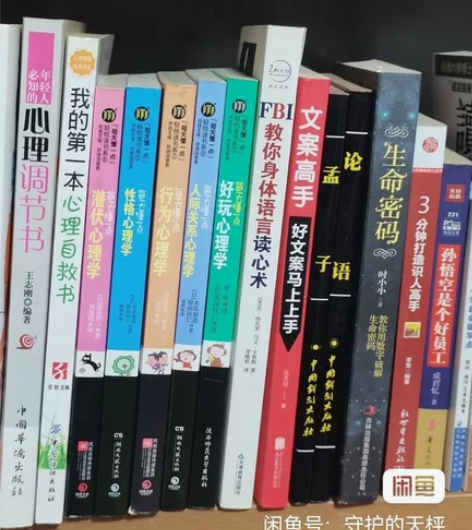 以前买下的书， 心理学，文案方面 10元一...