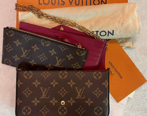 LV/路易威登新款女士FéLICIE手拿包...