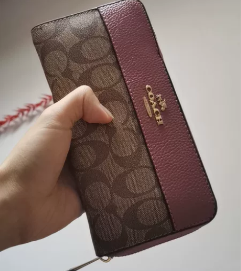 coach女士蔻驰手包钱包 过年别人送的 ...