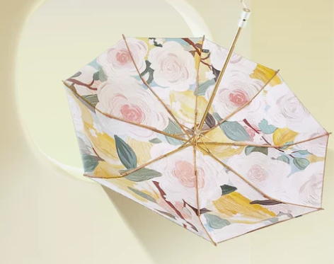 美典新款双层太阳伞女高级感防晒防紫外线晴雨...