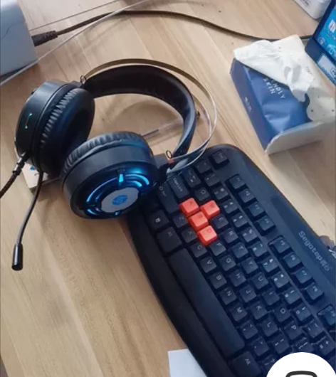 惠普H120电脑耳机头戴式耳麦有线网课电竞...