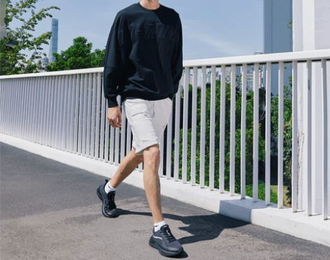 减震男春季新款休闲男士李宁跑步鞋黑色鞋子