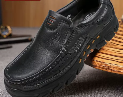 骆驼鞋 男鞋Camel/ 秋冬季低帮真牛皮...