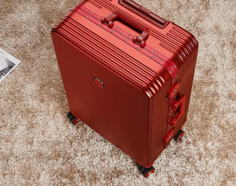 结婚女方陪嫁喜箱 红色婚嫁行李箱 嫁妆小旅...