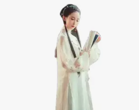 兰若庭 汉服 海棠春 立领 绣花 渐变 印...