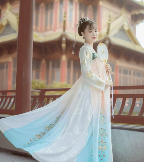 如梦霓裳汉服[胡云谣]3件套重工凤凰刺绣外...