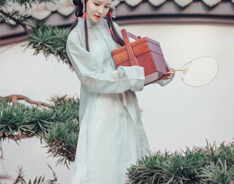 都城南庄春夏新款原创绣花日常汉服闺门披女小...