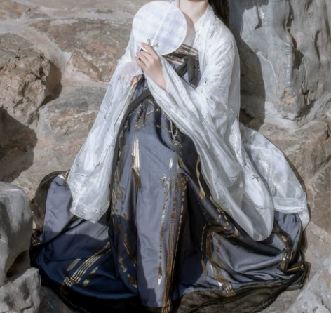 【艺缕原创一云鹤】汉服女古装齐胸襦裙仙气大...