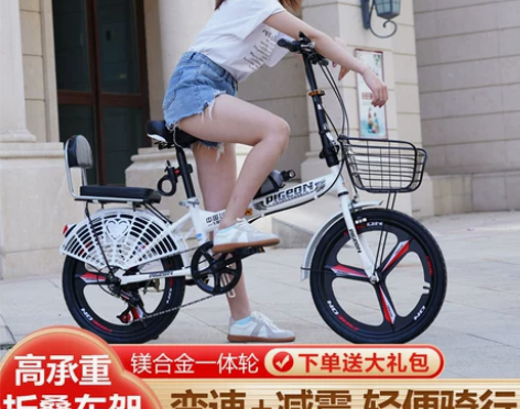 折叠自行车男女FLYING PIGEON/...