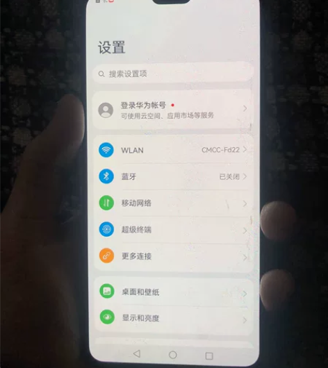 华为mate30拆机屏幕,屏幕右上角一个坏...