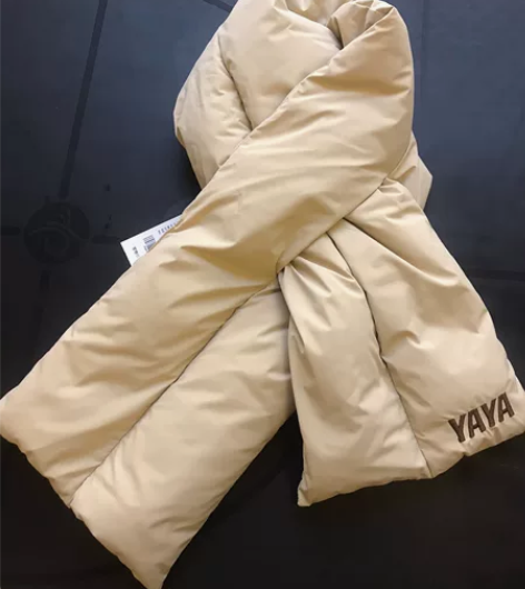 yaya羽绒围脖，非常保暖 感兴趣的话点“...