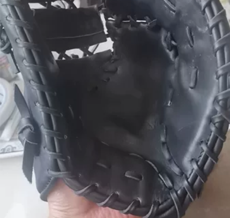 台湾双塔硬式一垒手手套 老牌子 仅仅结果一...