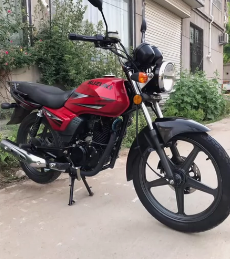 运动款铃木Gt125，二手摩托车全车原版细...