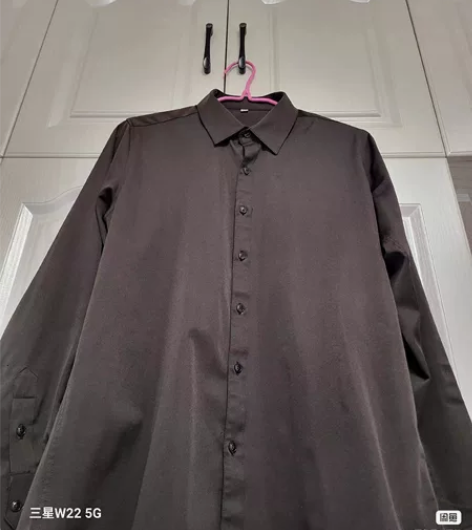 休闲白衬衣男士韩版修身潮流帅气秋季商务正装...