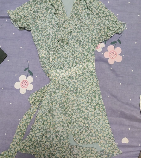 法式一片式短裙 良心出，不退不换