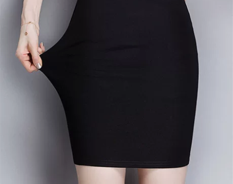 包臀裙女秋冬半身裙包裙2019新款弹力高腰...