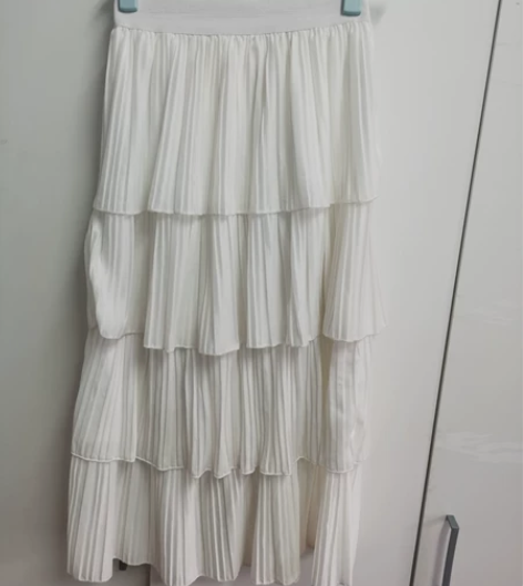 淑女半身裙长裙蛋糕裙 L码  穿了一次 很...