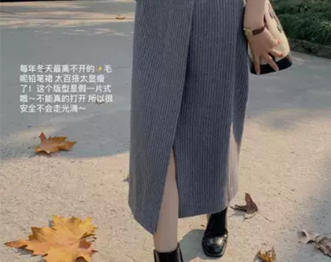 每到冬天我蕞离不开的单品！巨显瘦厚羊毛铅笔...