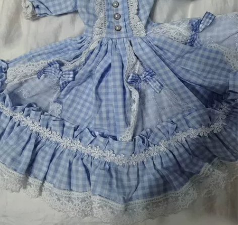 【出】bjd四分娃衣 田园风 裙子 4分 ...