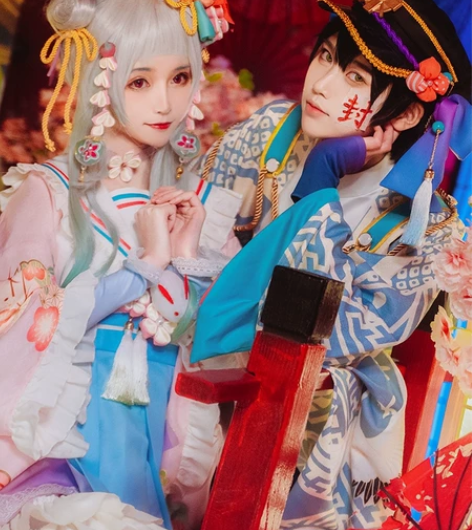 初兽猫八寻宁宁大正和服s码 大饰品全在，无...