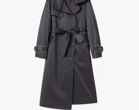 南夕姐姐 帅气军旅风 长款风衣 感兴趣的话...