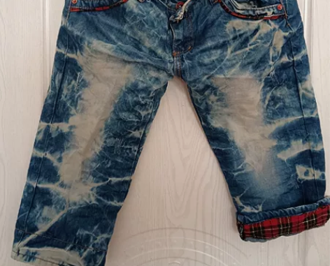 女式牛仔裤xl码七分裤 感兴趣的话点“我想...