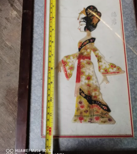 六七十年代皮影工艺画，昭君！ 感兴趣的话点...