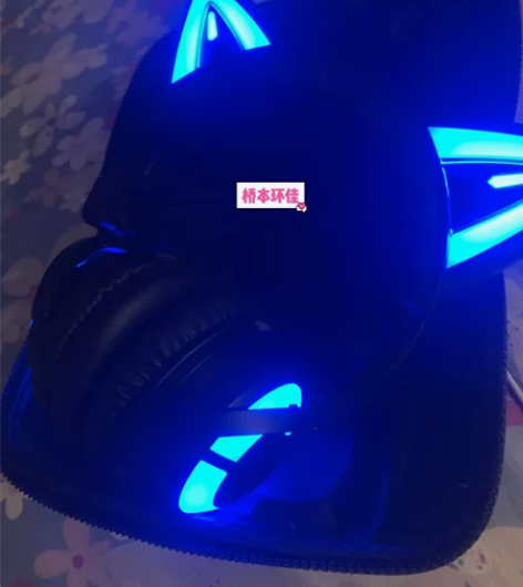 【出】妖舞YOWU猫耳朵耳机头戴式电竞游戏...