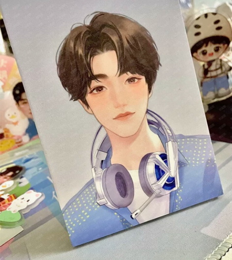 【王俊凯6寸满天星无框画】如图 全新 预计...