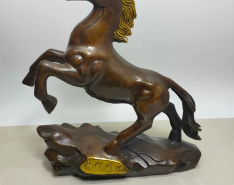 马到成功摆件 黄铜仿紫铜鎏金复古工艺 批发...