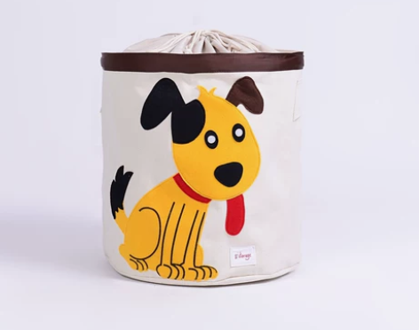 欧式儿童房玩具收纳桶可水洗收纳箱带盖布艺卡...